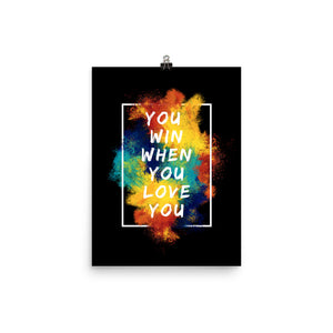 "You Win"- 12x16 Poster Print