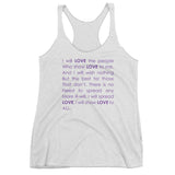 Limited Edition - "Love All" Women's Racerback Tank